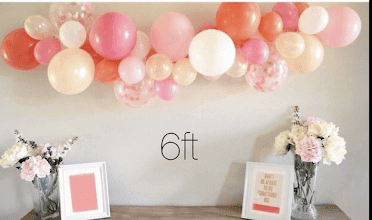 balloon garland organic 6ft balloon garland organic 6 ft