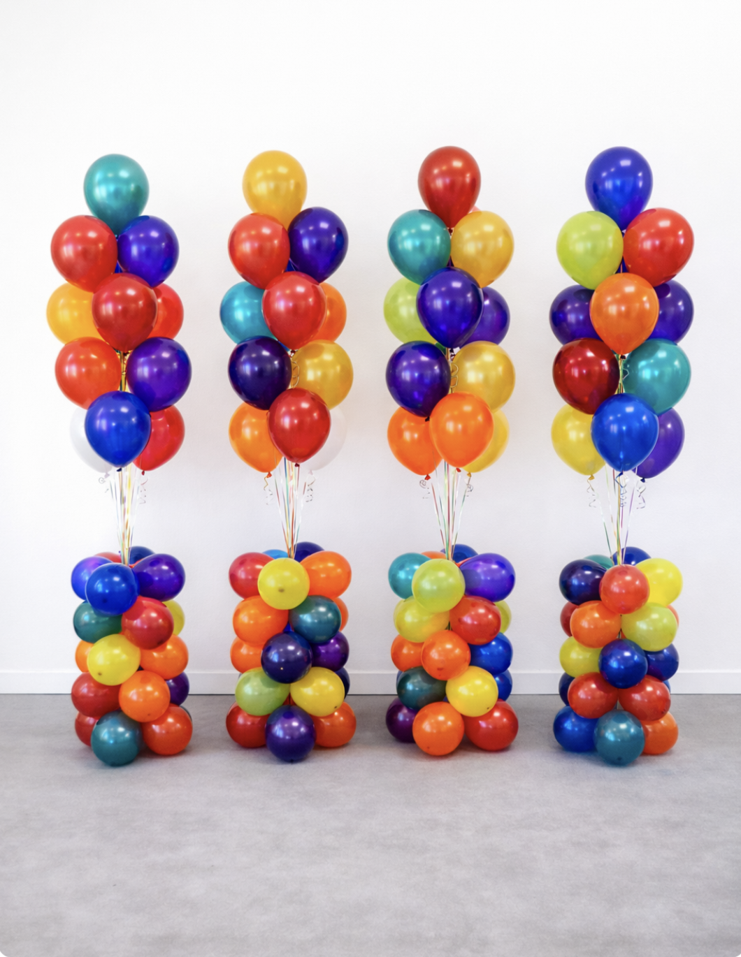 Party Balloon Stacks in Raleigh NC