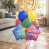 Number balloon Birthday bouquet delivery in Raleigh, NC and the surrounding Triangle.
