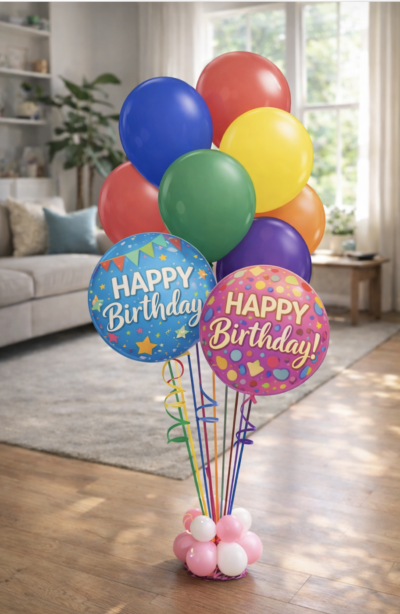 Birthday Balloon delivery in Raleigh NC and surrounding areas of the Triangle