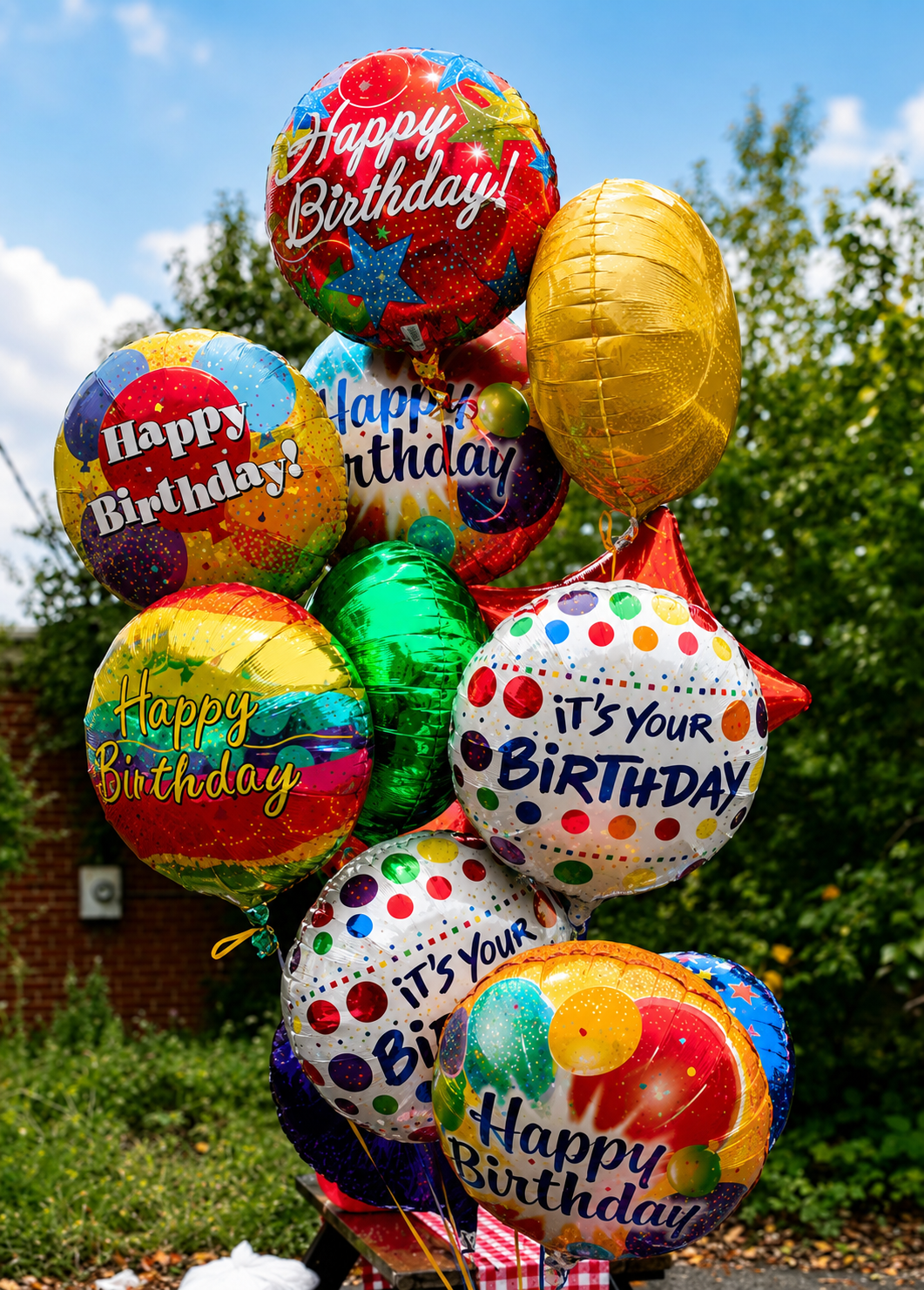 deluxe birthday bouquet in raleigh nc birthday balloon bouquet raleigh nc
