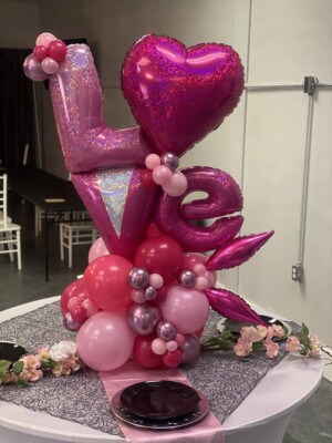 love decorations ballons