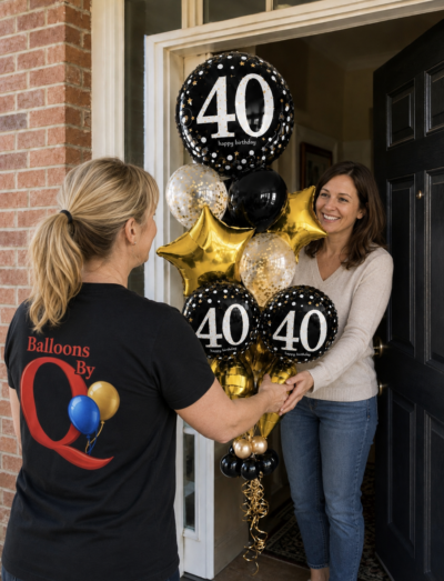 Sparkling 40 Birthday Bouquet