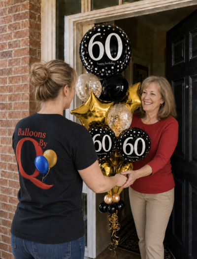 Sparkling 60 Birthday Bouquet