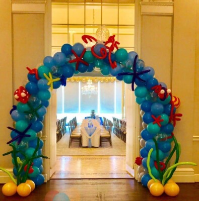 Under the Sea Balloon Arch IN WAKE FOREST NC