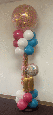 Birthday Confetti Column