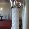 number balloon column