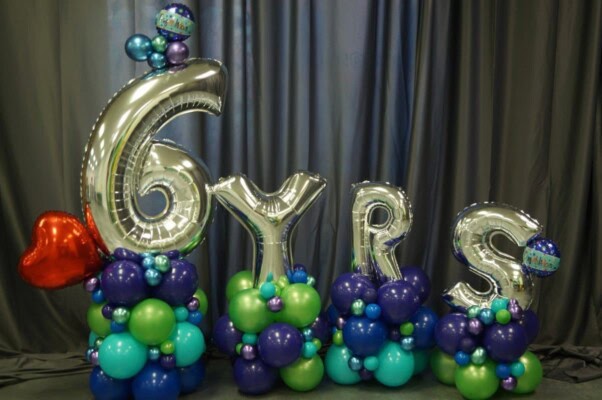 6 years sobriety balloons