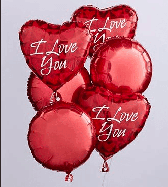 I Love You Balloons