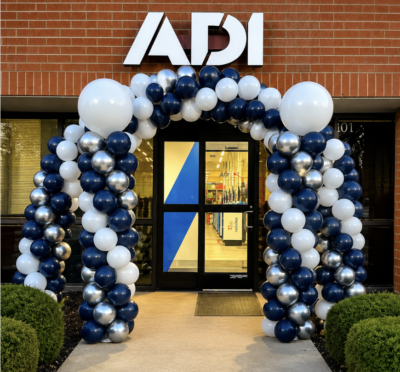 Deluxe Balloon Columns & Balloon Arch Package | Raleigh, NC