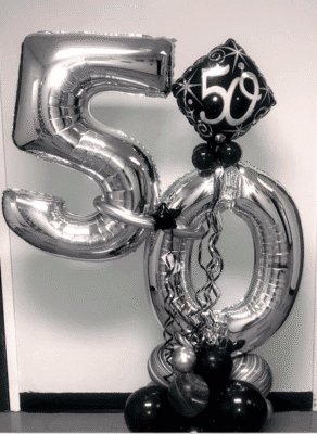 50th Balloon Number Ball