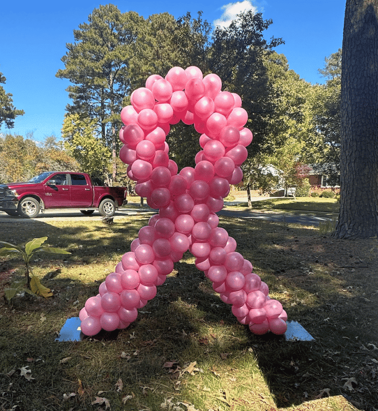 Breast Cancer Ribbon - PARTY BALLOONS BY Q