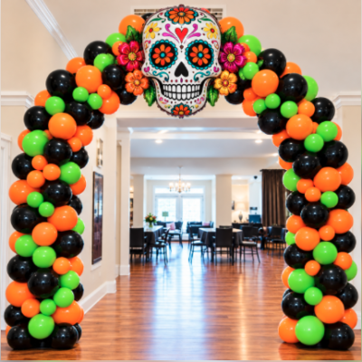 El Dia De Los Muertos Balloon Arch