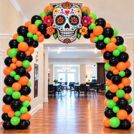 El Dia De Los Muertos Balloon Arch - Image 1