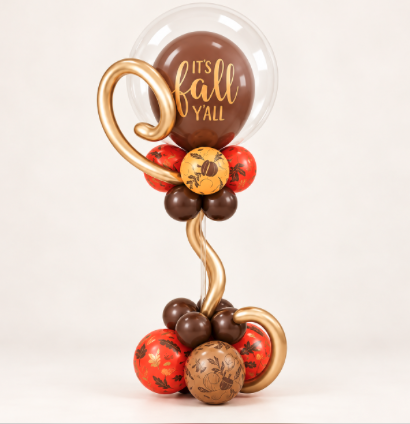 Fall Balloon Table Centerpiece - Image 1
