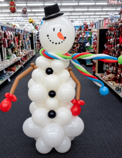 Snowman Balloon Sculpture