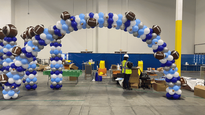 bascket ballons decoration
