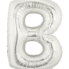 Letter Balloon B Silver