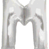 Letter Balloon M Silver