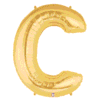 Letter Balloon C Gold