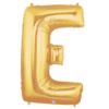 Letter Balloon E Gold