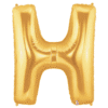 Letter Balloon H Gold
