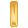 Letter Balloon I Gold