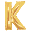 Letter Balloon K Gold