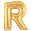 Letter Balloon R Gold