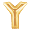 Balloon Letter Y Gold