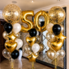 Glamorous Golden Fifty Bouquet Raleigh NC