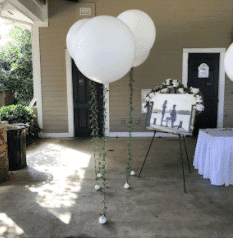 Jumbo Balloon w/ Greenery