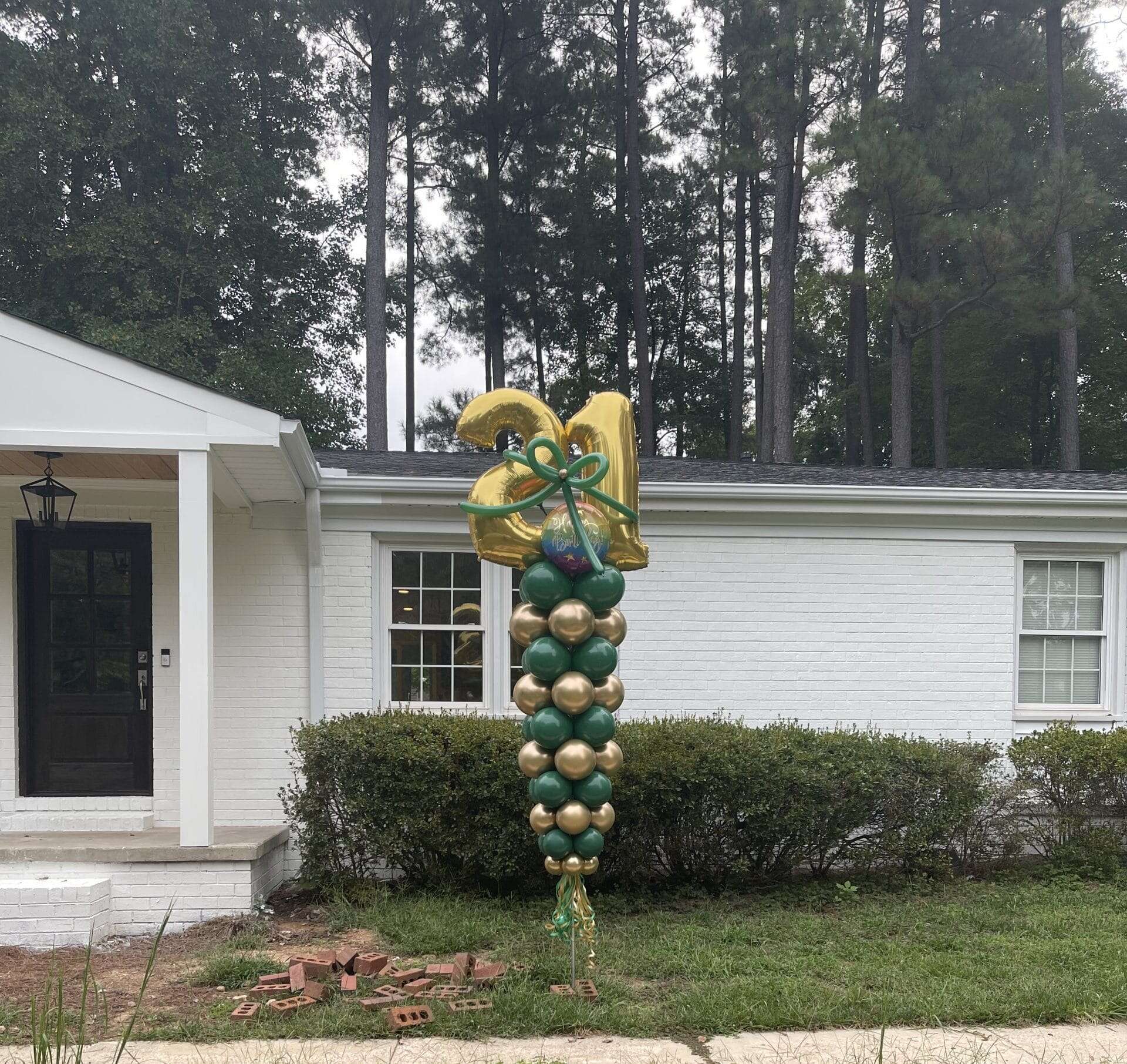 21st birthday balloons