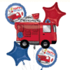 Happy Birthday fire department truck