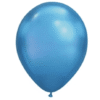 Chrome Blue Latex Balloon