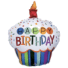 Happy Birthday Cupcake Balloon