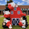 Red Barn Balloon Backdrop
