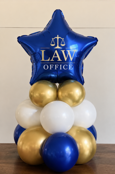 Star Balloon Table Centerpiece