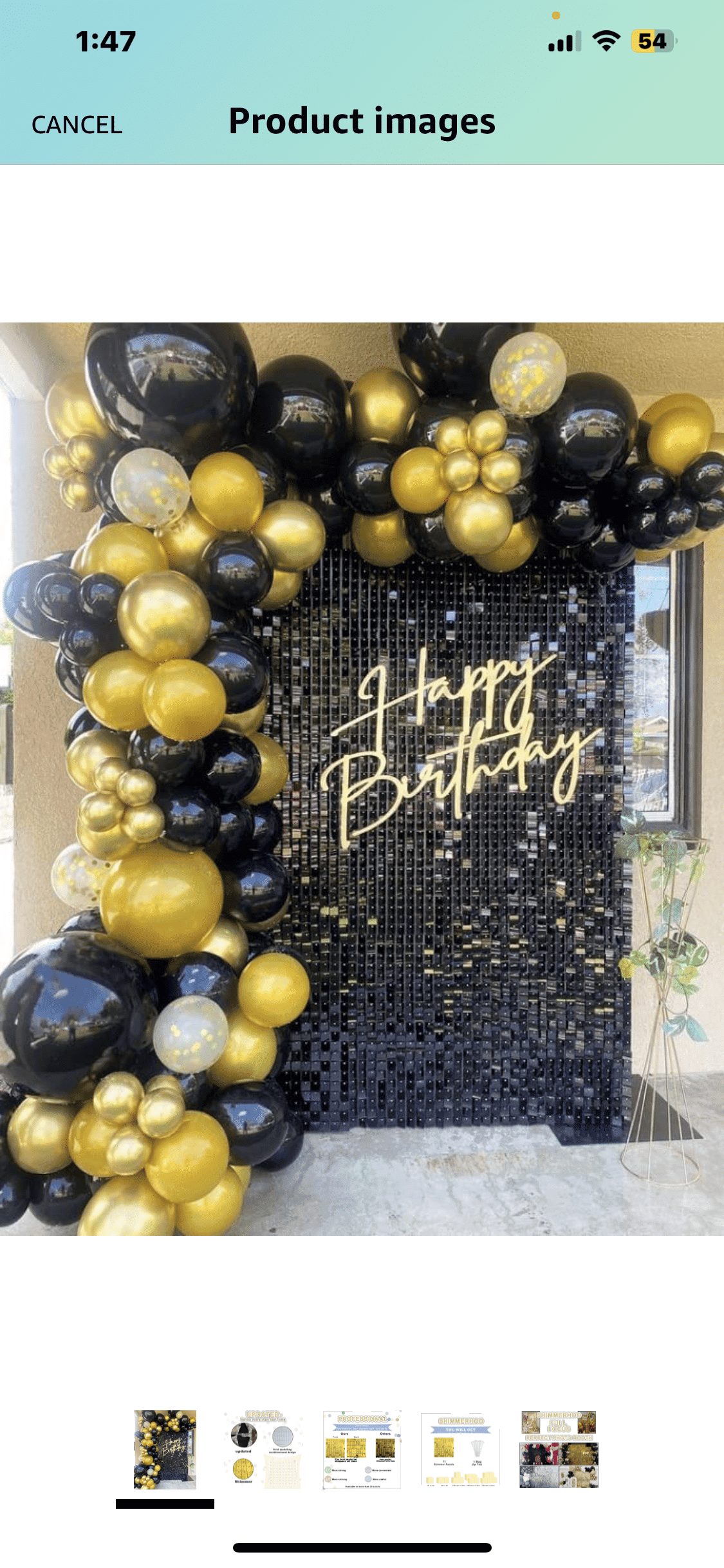 Shimmer Wall Backdrops