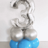 Number Balloon centerpiece