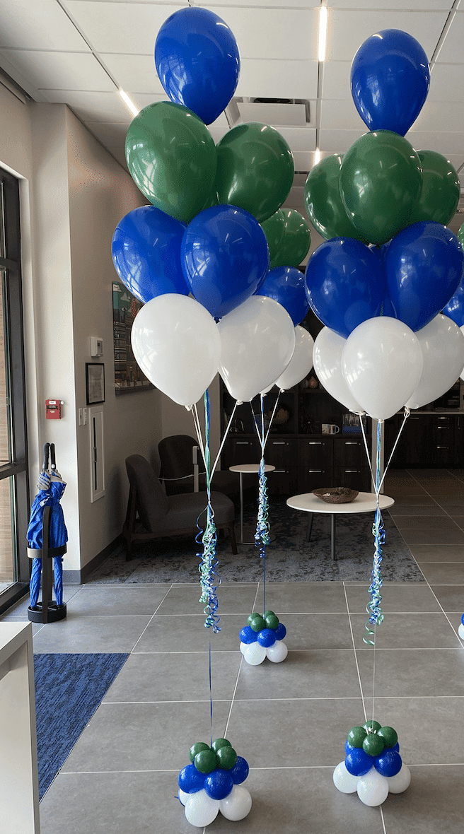 Helium Balloon Centerpieces