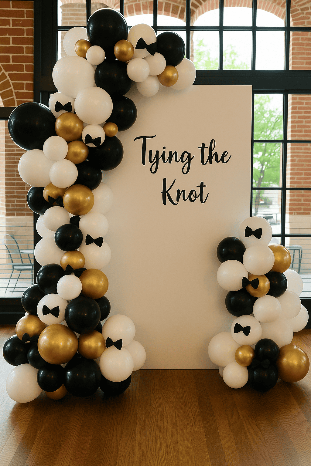 Tying the Knot Chiara Wall Backdrop