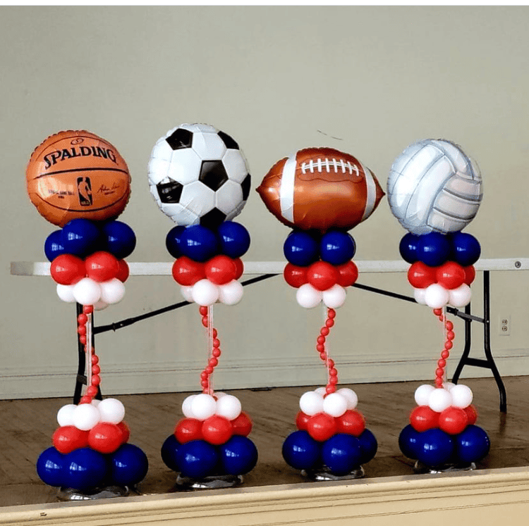 air balloon centerpieces no helium