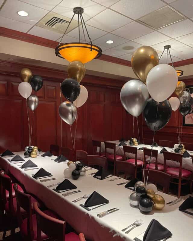 helium balloon centerpieces for delivery in Raleigh NC