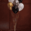 Deluxe Helium Balloon centerpiece of 7 balloons in Raleigh NC