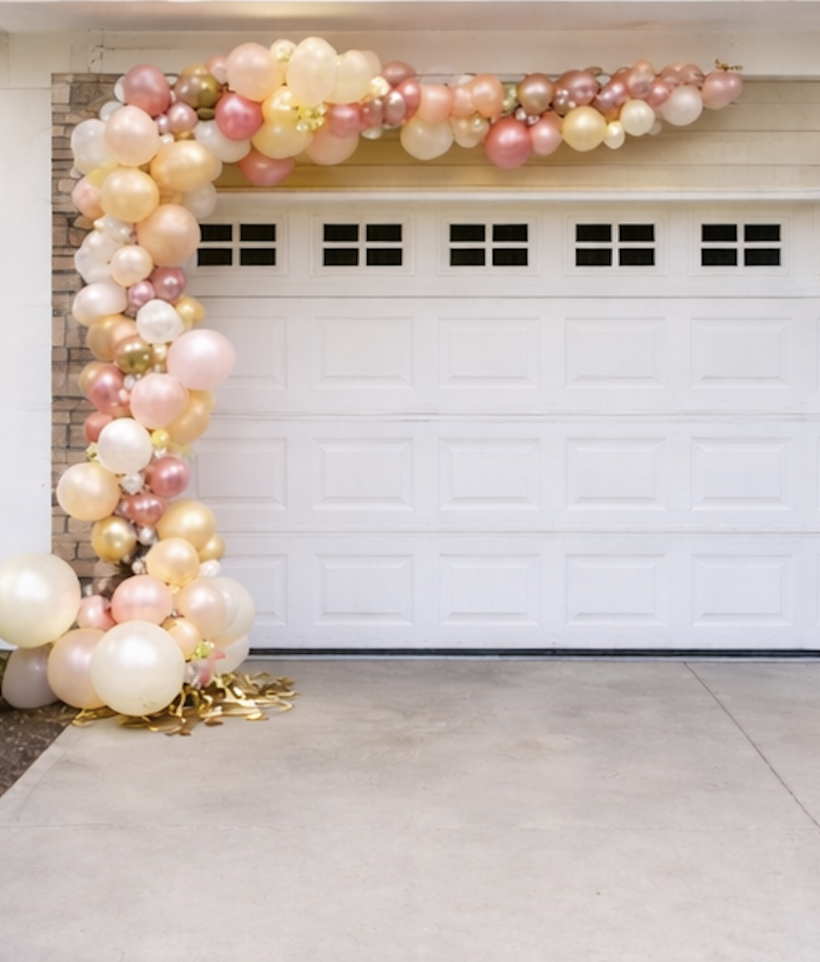 Balloon Garlands in Raleigh 10-12 Foot delivery and setup available