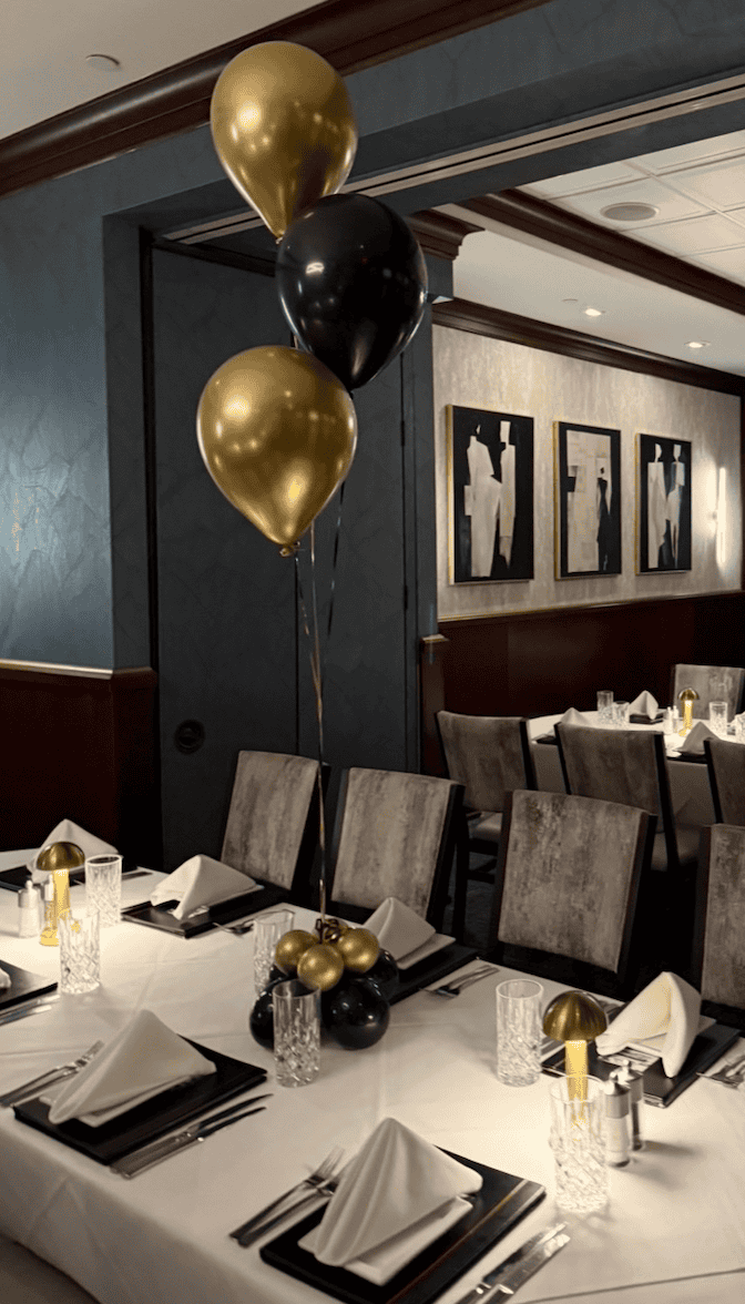 Classic Helium Balloon Centerpiece