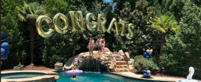 Congrats Letter Balloon Arch