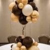 organic table balloon centerpiece Raleigh Nc