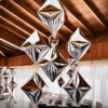 3D diamond balloon Centerpieces